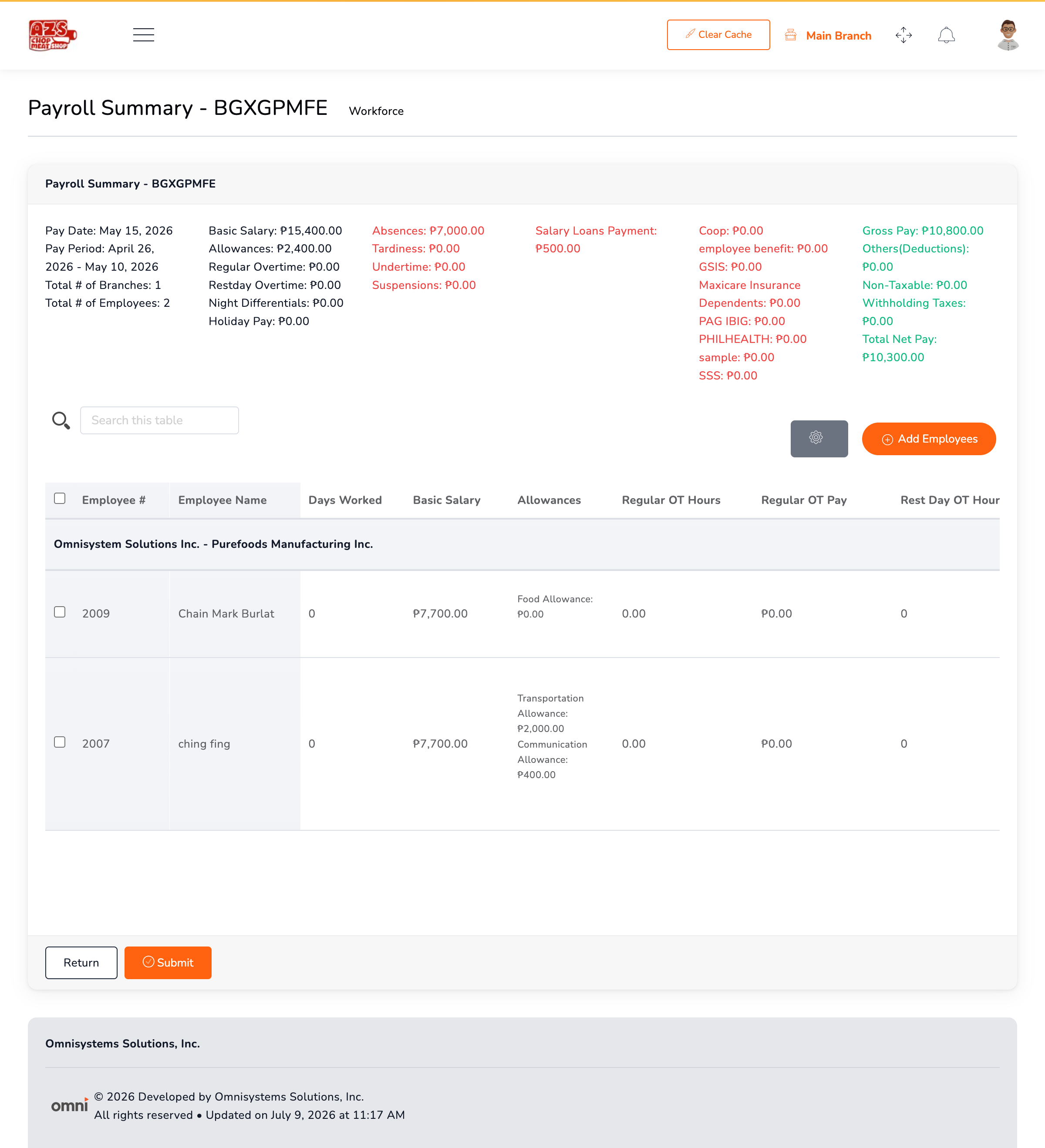 Workforce HRIS screenshot 4